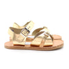 cape cod sandal: gold