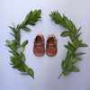 the original soft soled t-strap: cognac