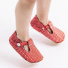 the original soft soled t-strap: minnie dot