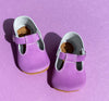 the original soft soled t-strap: chameleon violet
