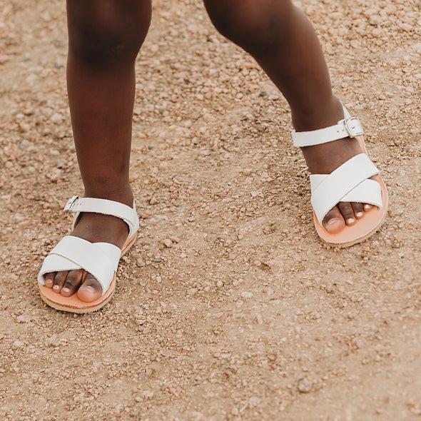 laguna sandal: white