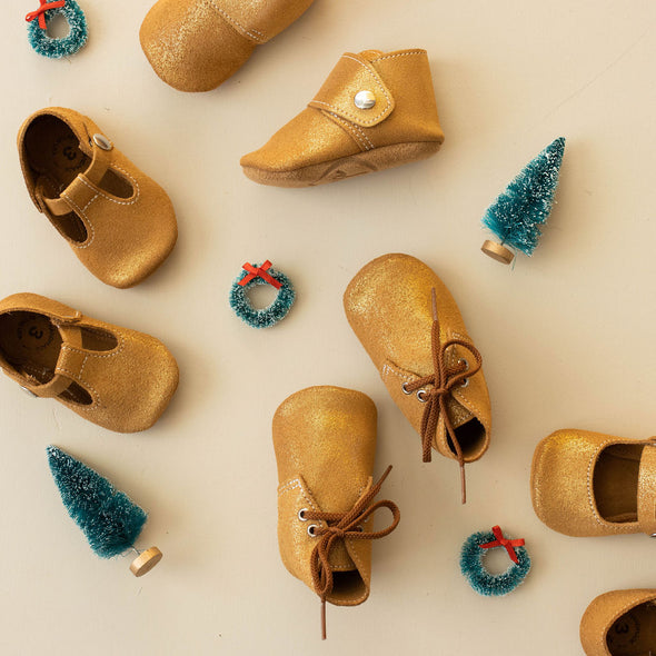 the oxford: gold shimmer