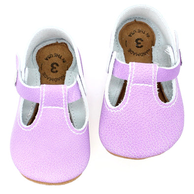 the original soft soled t-strap: chameleon violet