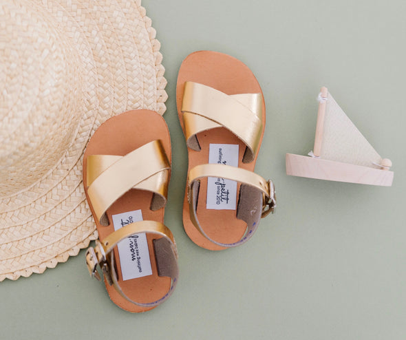 laguna sandal: gold