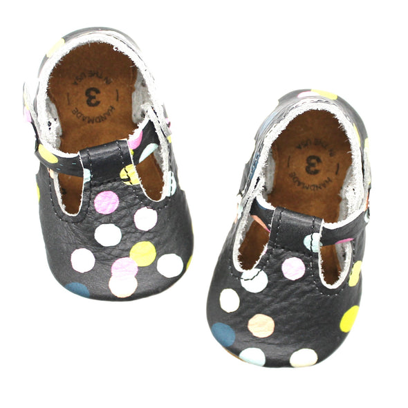 the original soft soled t-strap: celebration