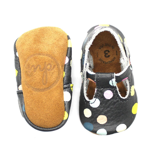the original soft soled t-strap: celebration