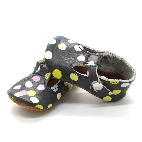 the original soft soled t-strap: celebration