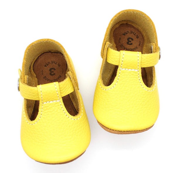 the original soft soled t-strap: canary