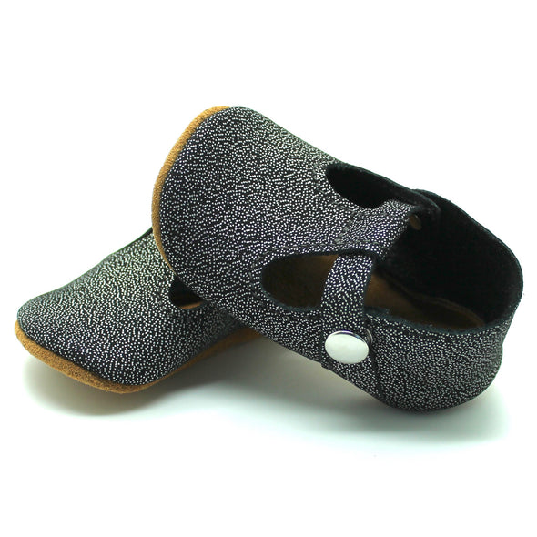 the original soft soled t-strap: stardust