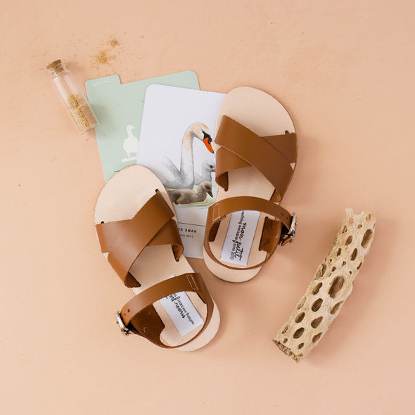 laguna sandal: brown
