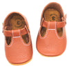 the original soft soled t-strap: cognac