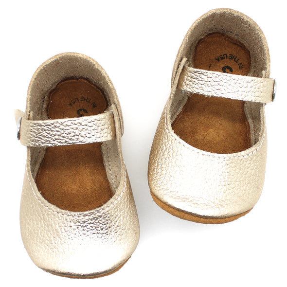 the mary jane: white gold