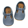 the original soft soled t-strap: navy