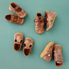 the snap boot: weathered brown