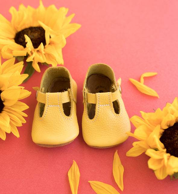 the original soft soled t-strap: canary