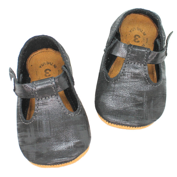 the original soft soled t-strap: brushstroke