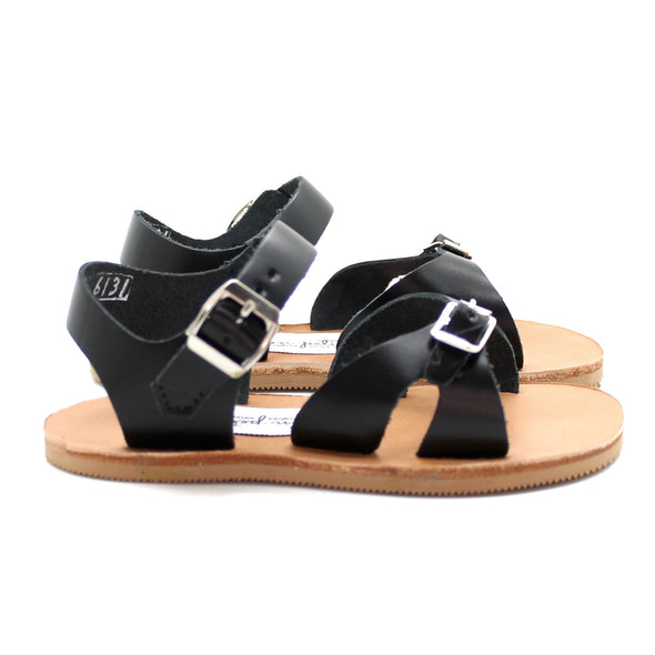 cape cod sandal: black