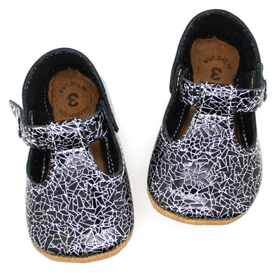 the original soft soled t-strap: crackle
