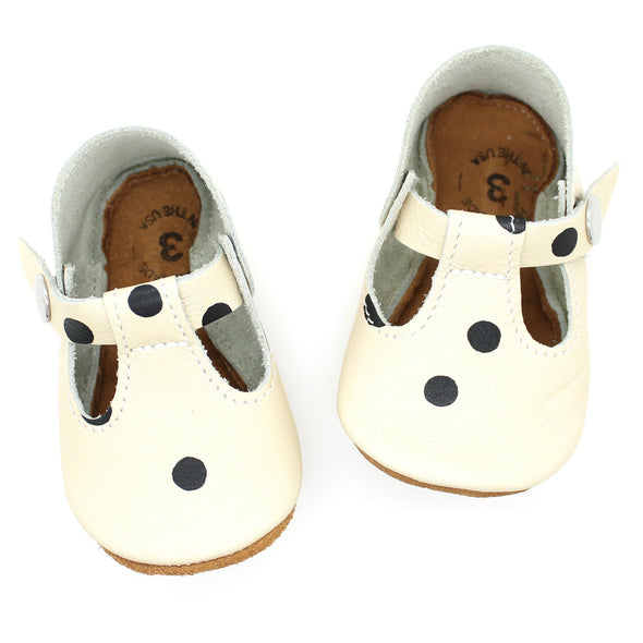 the original soft soled t-strap: dot