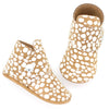 the snap boot: fawn dot (wholesale)
