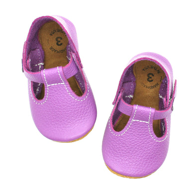 the original soft soled t-strap: grape