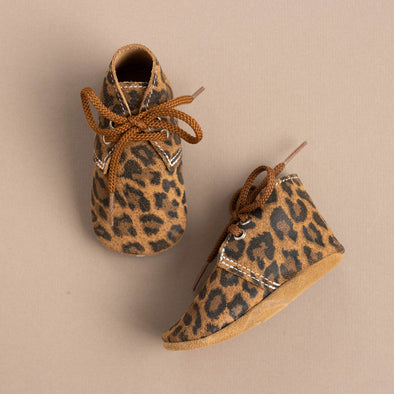 the oxford: leopard suede