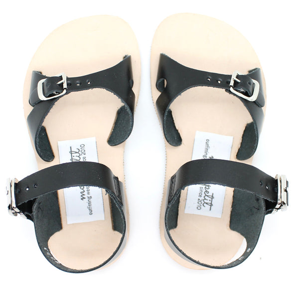 cape cod sandal: black