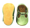 the original soft soled t-strap: mistletoe