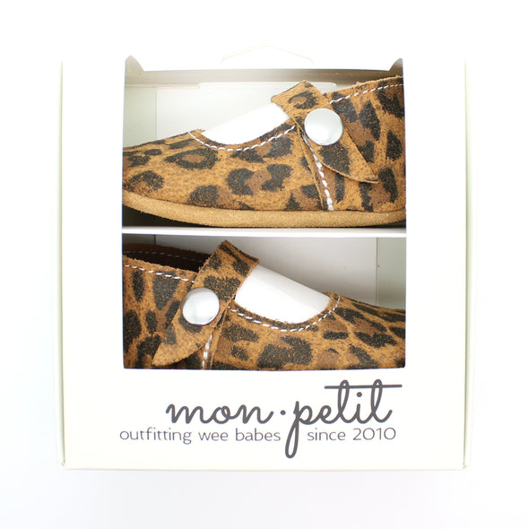 the mary jane: leopard suede (wholesale)